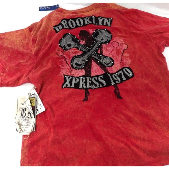 Men's Brooklyn Express 5X Sweat Shirt Short Sleeve NWT - Picture 3 of 6